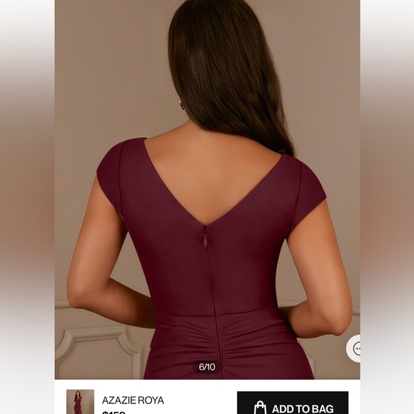 Red bridesmaid dress—AZAZIE DRESS - Picture 2 of 11